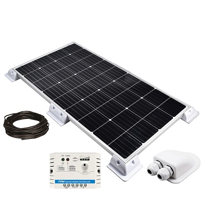 120w 18v RV Solar Panel kit ABS Bracket kit for Caravan