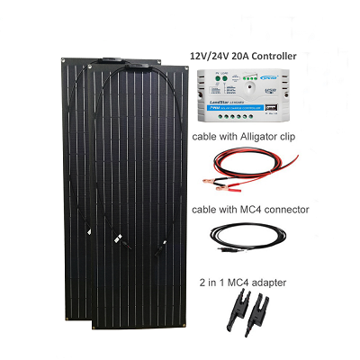 Off Grid flexible solar panel 200w solar panel system For rv solar panel system