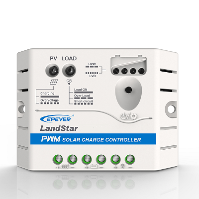  LandStar 5A 10A 20A 30A Off Grid Tie System 12V 12/24V PWM Solar Charge Controller