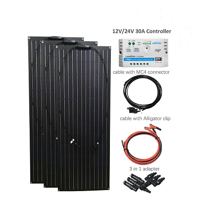 Off Grid flexible solar panel 300w solar panel system For rv solar panel system