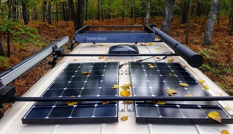 glass solar panel for rv