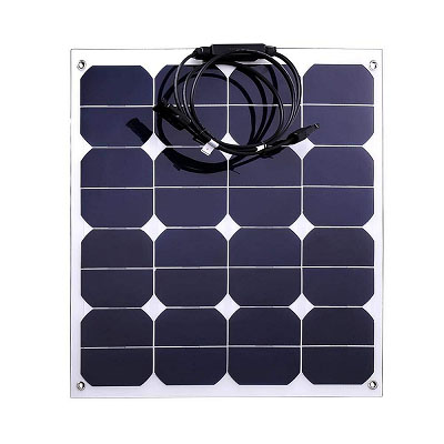 120w hard-wearing semi-flexible sunpower solar panel